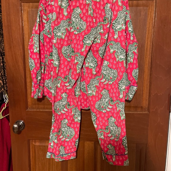 Printfresh Pink Leopard Print Pajama Set - Picture 3 of 7